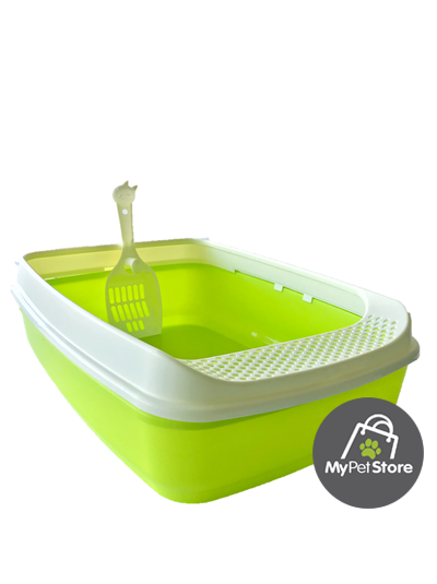 BANDEJA SANITARIA RECTANGULAR PARA GATOS + PALA