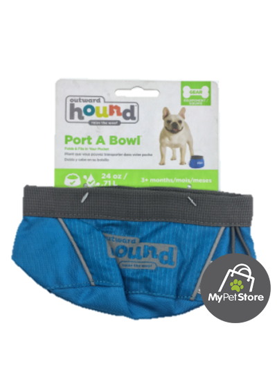 PLATO PORTABLE PARA PASEO OUTWARD HOUND My Pet Store Tienda