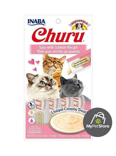 CHURU: RECETA SABOR ATÚN Y SALMÓN - INABA