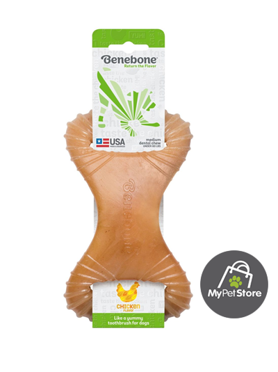 BENEBONE DENTAL CHEW - JUGUETE PARA MASTICAR SABOR A POLLO