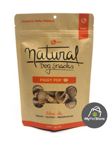 NATURAL DOG SNACKS PIGGY POP