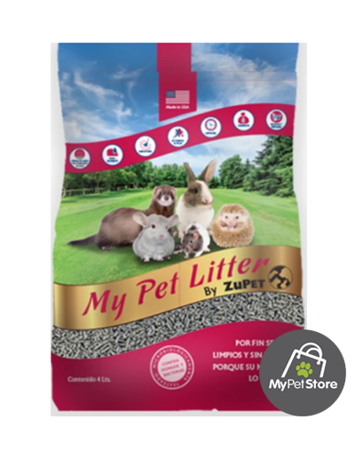 SUSTRATO PELLET PAPEL MY PET LITTER 4 LT