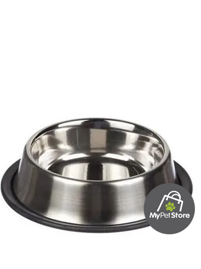 PLATO DE ACERO INOXIDABLE PARA PERROS 1000 ML