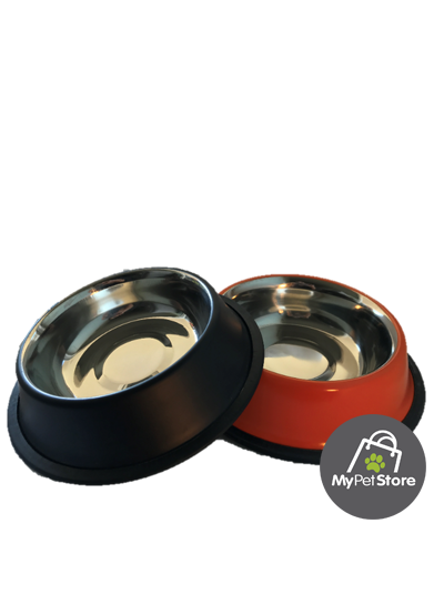 PLATO DE ACERO INOXIDABLE PARA PERROS 710 ML