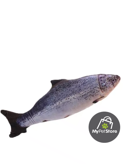 JUGUETE SALMÓN RELLENO CON CATNIP
