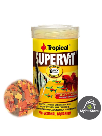 ALIMENTO TROPICAL SUPERVIT PARA PECES ORNAMENTALES -  25 GR