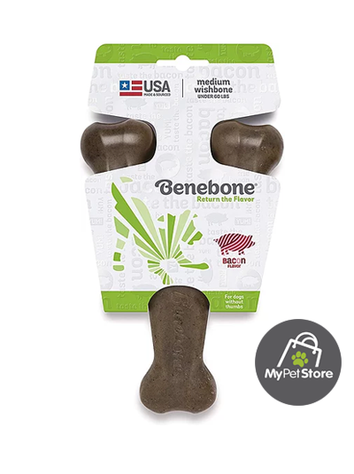 BENEBONE WISHBONE - JUGUETE PARA MASTICAR SABOR A TOCINO